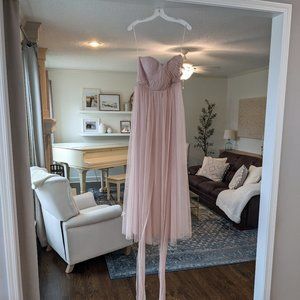 Birdy Grey Christina Convertible Bridesmaid Dress (Small) (Vintage Blush)